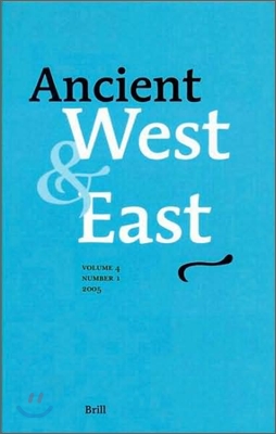 Ancient West & East: Volume 4, No. 1