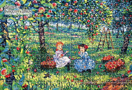빨강머리앤 미니큐브 직소퍼즐 108pcs 사과밭에서