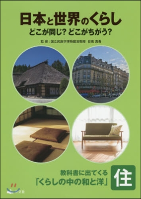 敎科書に出てくる「くらしの中の和と洋」(3)住