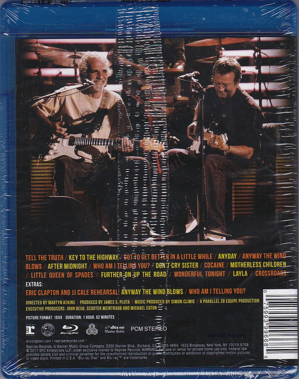 Eric Clapton & J.J Cale (에릭 클랩튼 & J.J 케일) - Live In San Diego (샌디에고 라이브 실황) [Blu-Ray]