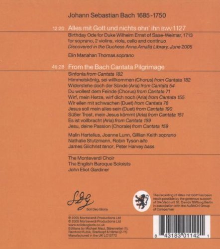John Eliot Gardiner 바흐: 칸타타 순례 하이라이트 모음 (J.S. Bach: Alles Mit Gott) 존 엘리엇 가디너, 잉글리쉬 바로크 솔로이스츠