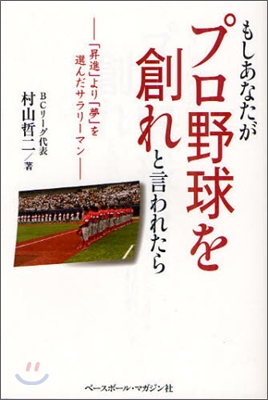 もしあなたがプロ野球を創れと言われたら