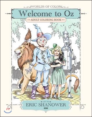 Worlds of Color: Welcome to Oz Adult Coloring Book