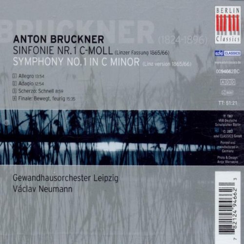 Vaclav Neumann 브루크너: 교향곡 1번 (Bruckner: Symphony No.1) 바츨라프 노이먼
