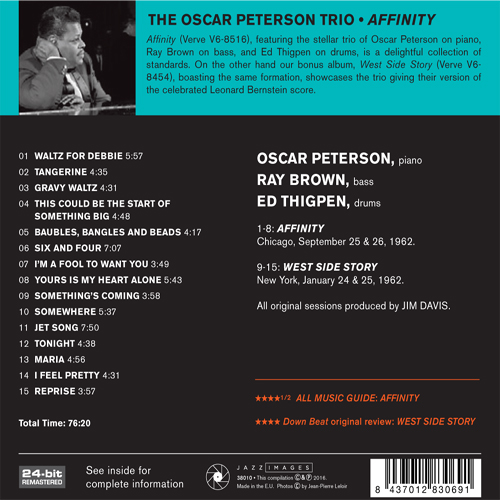 Oscar Peterson Trio (오스카 피터슨 트리오) - Affinity