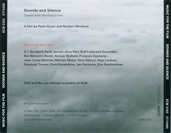 ECM 다큐멘터리 사운드 앤 사일런스 OST (Music For The Film Sounds and Silence - Travels With Manfred Eicher)