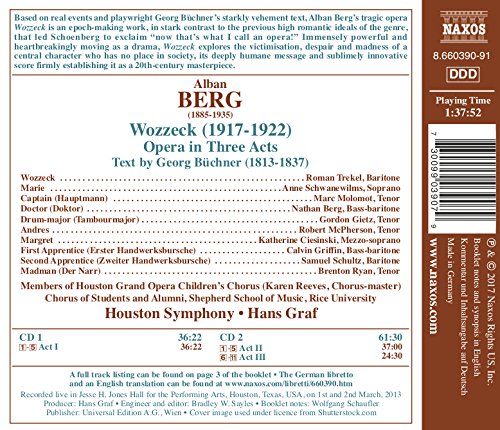 Hans Graf 알반 베르크: 보체크 (Alban Berg: Wozzeck, Op. 7)