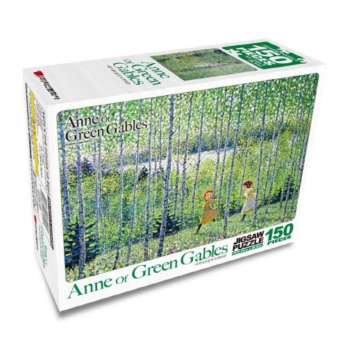 빨강머리앤 퍼즐 150피스 자작나무숲의 녹색바람 직소퍼즐 액자