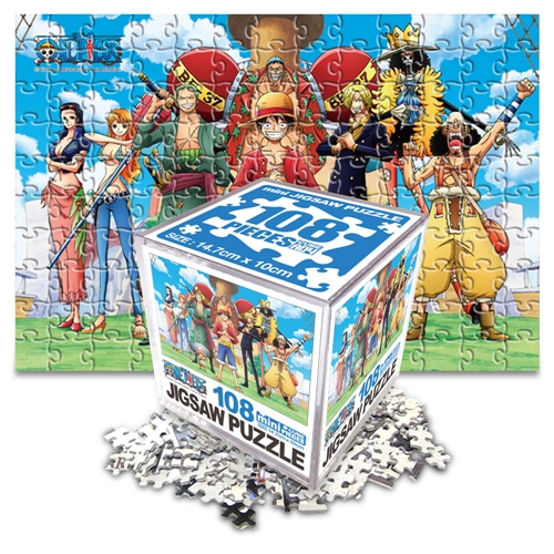 원피스 퍼즐 108피스 미니 큐브 최고선원 직소퍼즐 액자