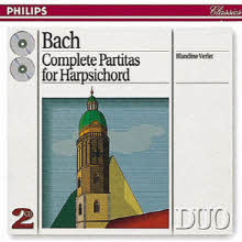 Blandine Verlet - Bach : Complete Partitas for Harpsichord BWV825 - 831 (미개봉/2CD/dp2772)