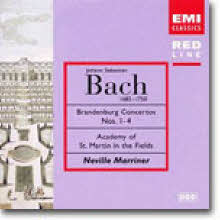 Sir Neville Marriner -  Bach : Brandenburg Concertos Nos.1-4 (수입/미개봉/724356987722)