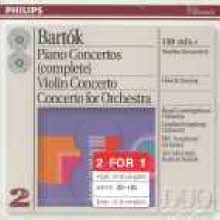 Haitink - Bela Bartok : Piano Concertos, Violin Concertos (수입/미개봉/2CD/438812)