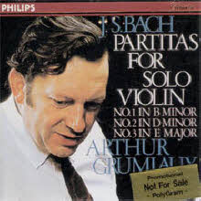 Arthur Grumiaux - Bach : Partitas for Solo Violin Nos.1,2 &amp; 3 (미개봉/dp1351)