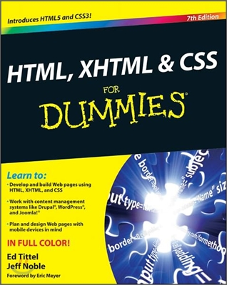 Html, XHTML and CSS for Dummies