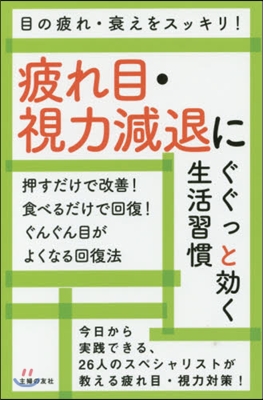 疲れ目.視力減退にぐぐっと效く生活習慣