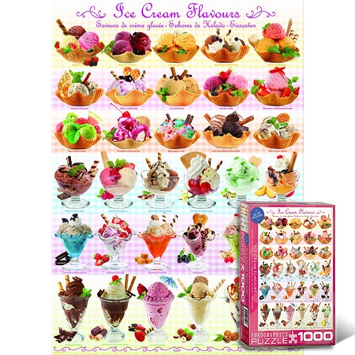 1000조각 직소퍼즐▶ 맛있는 아이스크림 (EU6000-0590)