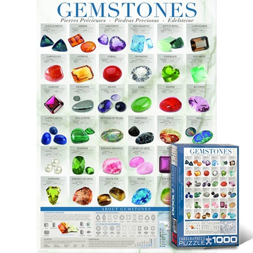1000조각 직소퍼즐▶ 보석의 원석들 (EU6000-0582)