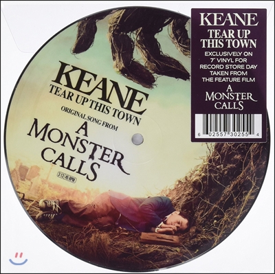 몬스터콜 영화음악 (Tear Up This Town From &#39;A Monster Calls&#39; OST by Keane 킨) [픽쳐디스크 LP]