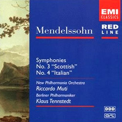 Mendelssohn : Symphony No.3 &#39;Scottish&#39; &amp; No.4 &#39;Italian : Tennstedt