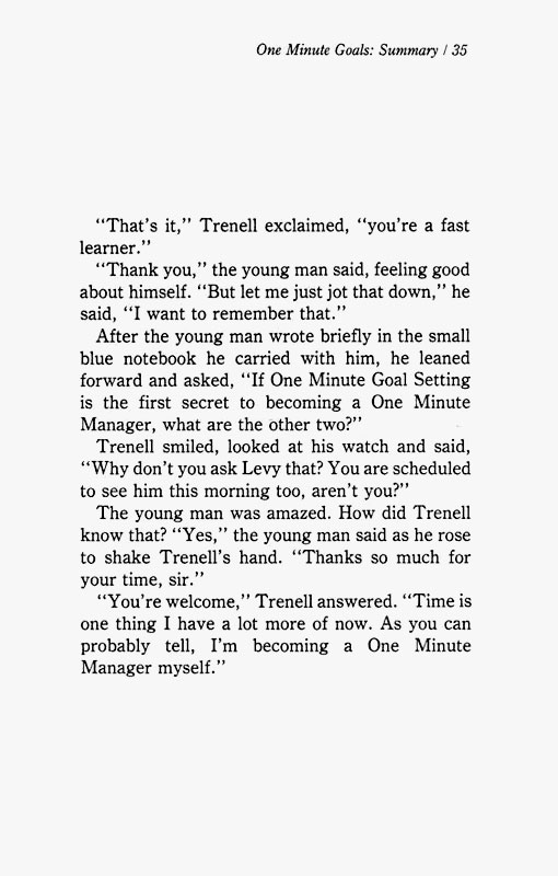 The One Minute Manager