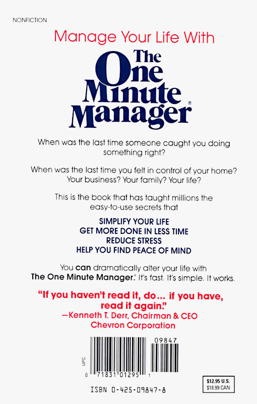 The One Minute Manager