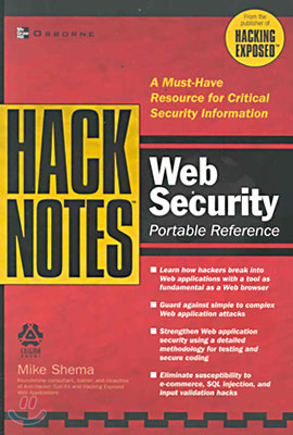 Hacknotes Web Security Portable Reference