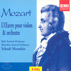 Mozart : L&#39;Oeuvre Pour Violin &amp; Orchestra : Yehudi Menuhin