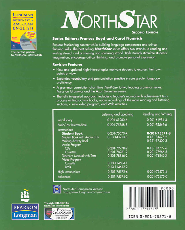 Northstar Reading and Writing, Intermediate : Student Book
