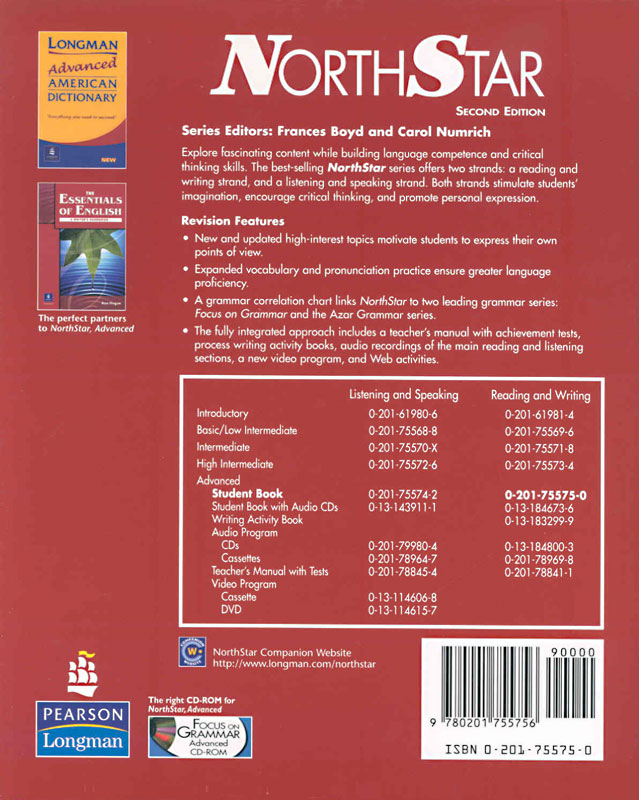 Northstar Reading and Writing, Advanced : Student Book