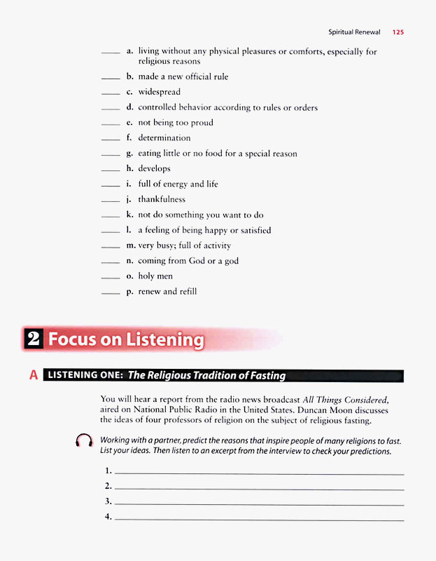 Northstar Focus on Listening and Speaking, Advanced : Student Book