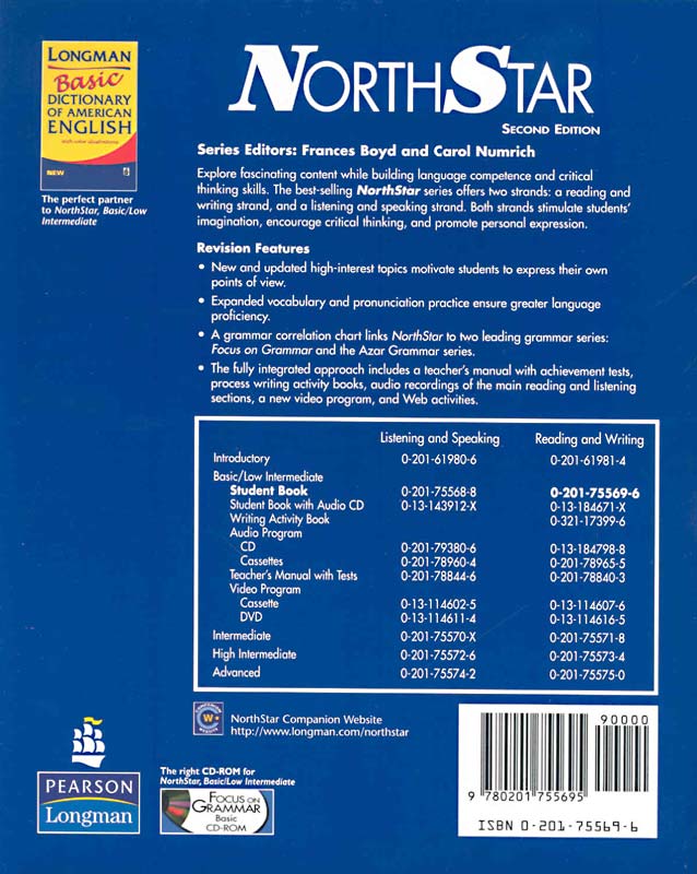 Northstar Reading and Writing, Basic/Low Intermediate : Student Book