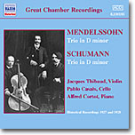 Jacques Thibaud / Pablo Casals / Alfred Cortot 멘델스존 / 슈만: 피아노 트리오 (Mendelssohn & Schumann: Piano Trios)