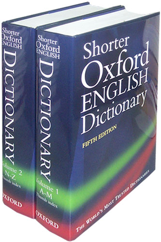 Shorter Oxford English Dictionary