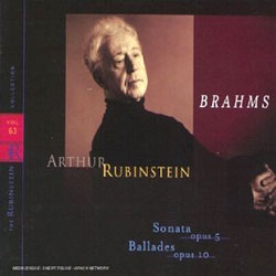 Brahms : Piano Sonata Op.5ㆍBallades Op.10 : Arthur Rubinstein
