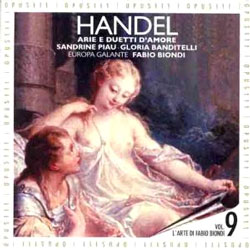 Handel : Arie E Duetti D&#39;Amore : Fabio Biondi