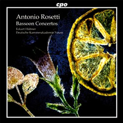 Eckart Hubner 안토니오 로제티: 바순 협주곡 1집 (Antonio Rosetti: Bassoon Concertos)