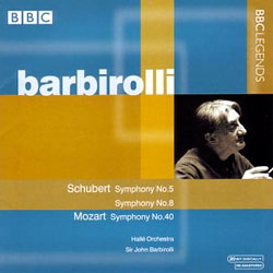 Schubert : Symphony No.5 &amp; 8 / Mozart : Symphony No.40 : Barbirolli