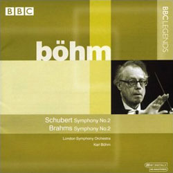 Schubert : Symphony No.2 / Brahms : Symphony No.2 : Bohm