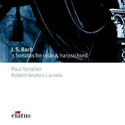 Bach : Sonata for Cello &amp; Harpsichord : TortelierㆍVyron-Lacroix