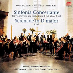 Mozart : Sinfonia ConcertanteㆍSerenade in D major : Amati Chamber Orchestra