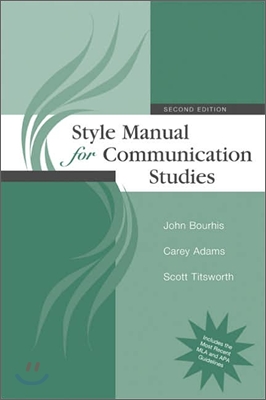 Style Manual for Communication Studies