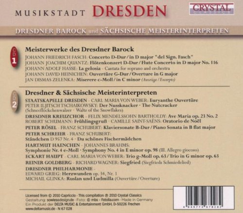 Staatskapelle Dresden 음악 도시 드레스덴의 바로크 음악과 작센의 명연주자들 (Dresdner Barock & Sachsische Meisterinterpreten)