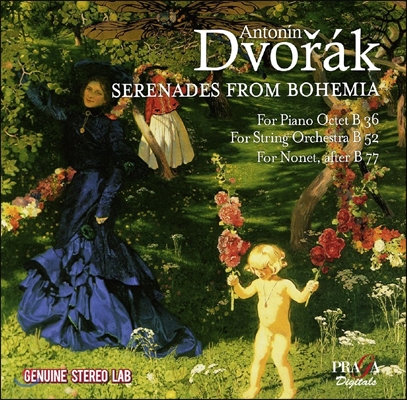 Neville Marriner 보헤미아의 세레나데 - 드보르작: 현을 위한 세레나데, 목관을 위한 세레나데, 피아노 팔중주 (Dvorak: Serenades from Bohemia - for Piano Octet, for String Orchestra & for Nonet)