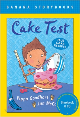 Banana Storybook Blue L15 : Cake test (Book &amp; CD)