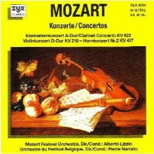 Alberto Lizzio - Mozart: Clarinet Concerto, Violin Concerto , Horn Concerto (수입/cls4024)