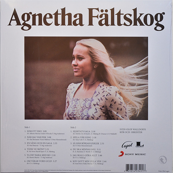 Agnetha Faltskog (아그네사 팰츠콕) - Som Jag Ar [LP]