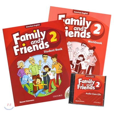 American Family and Friends 2 : Student Book + Workbook + Audio Class CD