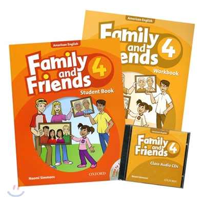 American Family and Friends 4 : Student Book + Workbook + Audio Class CD