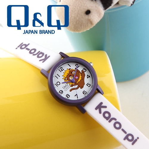 QQ시계 본사정품 AL01J-524Y [화이트_퍼플] 귀여운시계 아동시계 가벼운시계