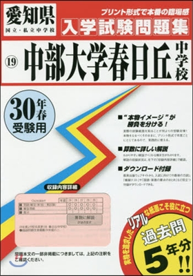 平30 中部大學春日丘中學校